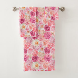 Flores Magentas Blancas Rosa Elegante Boho