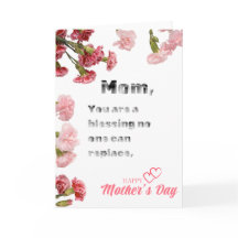 Flores: Mamá decorada es una bendita tarjeta de va