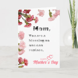 Flores: Mamá decorada es una bendita tarjeta de va