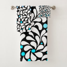 Flores modernas y audaces con un color azul verde