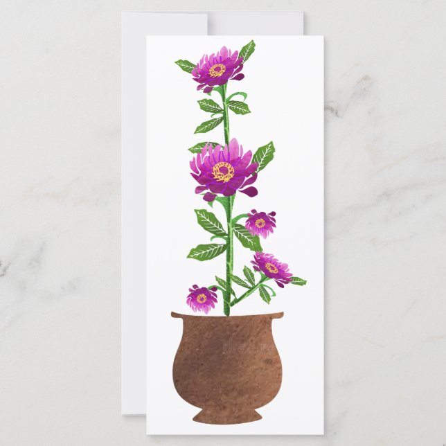 Flores moradas (Anverso)