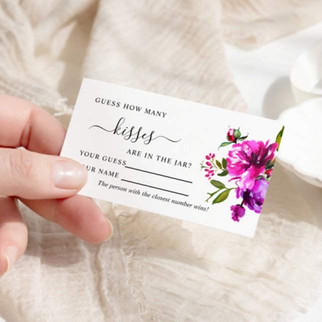 Flores moradas cuántas tarjetas de juego de besos (Subido por el creador)