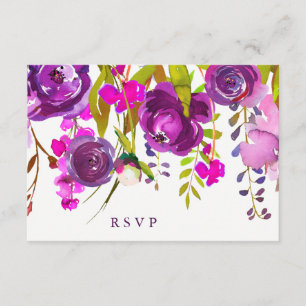 Flores moradas de bonito   Respuesta del boda