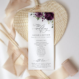 Flores moradas, flores de ciruela, programa de bod