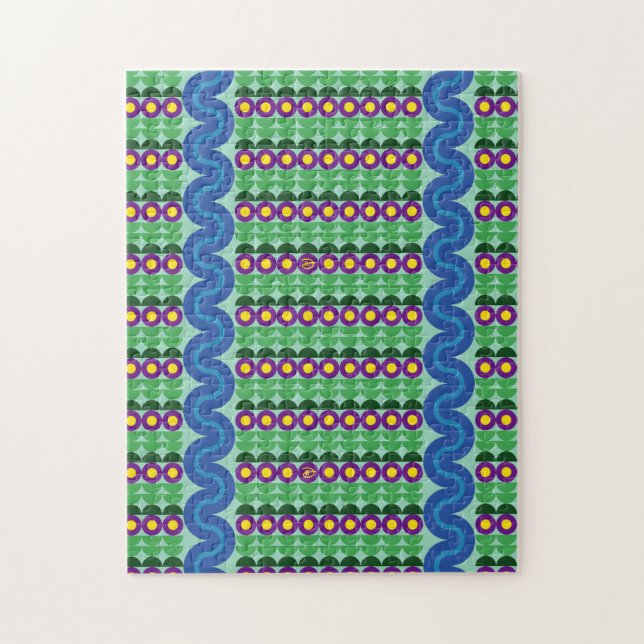 Flores moradas - Rompecabezas (Vertical)