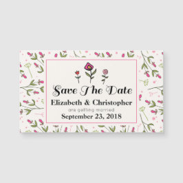 Flores naturales de Bonito rosa y verde salvan la 