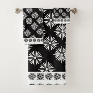 Flores Negra Y Blanca