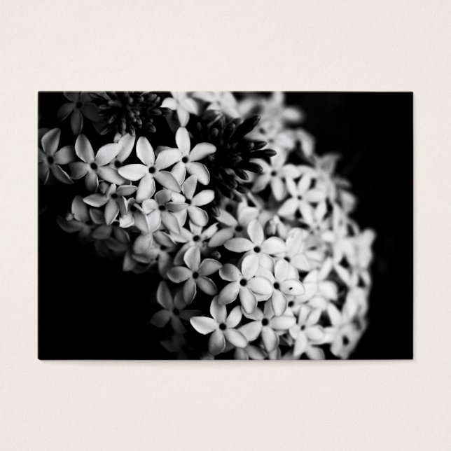 flores negras y blancas (Frente)