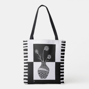 Flores negras y frías en una bolsa de venas