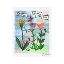 Flores, notas musicales y arte de la alegría