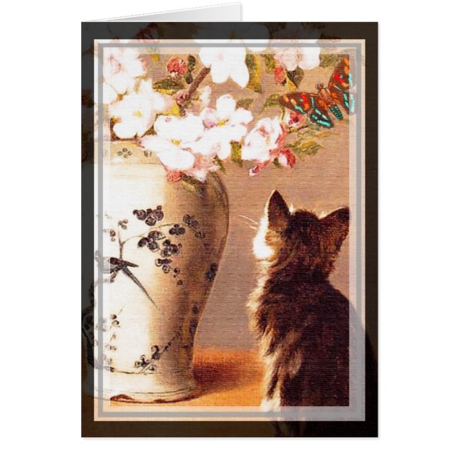 Flores orientales y mariposas (Frente)