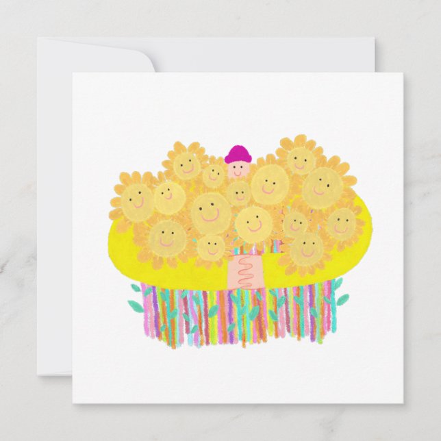 Flores para el cumpleaños (Anverso)