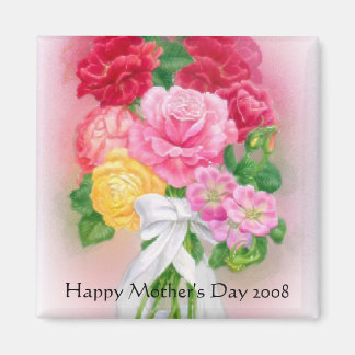 Flores para imán de Día de la Madre