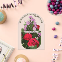 Flores para ti - Tarjeta de celebración