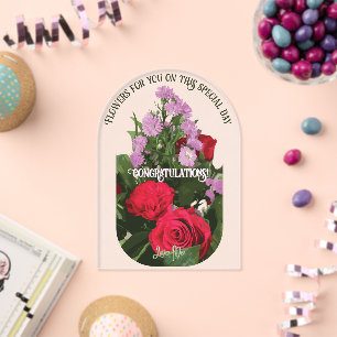 Flores para ti - Tarjeta de celebración