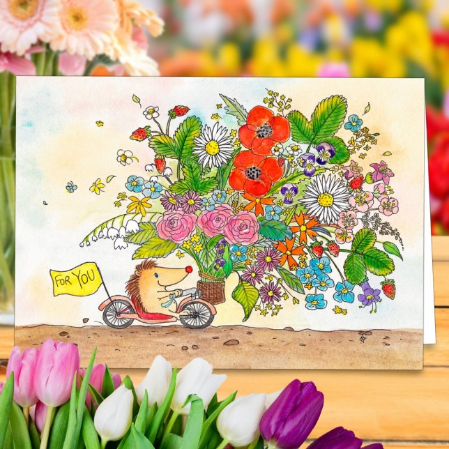 Flores para usted tarjeta de felicitación de (Subido por el creador)