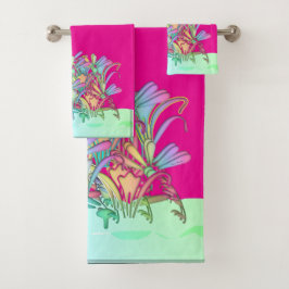 Flores pasteles rosadas calientes