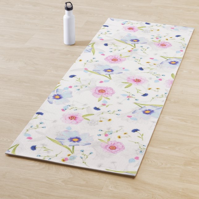 Flores Patrón Yoga Mat (In situ)