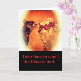 Flores pensando en tu tarjeta de felicitación