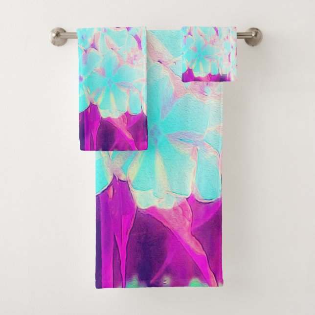 Flores Phlox de hierbabuena con hierbabuena azul d (In situ)