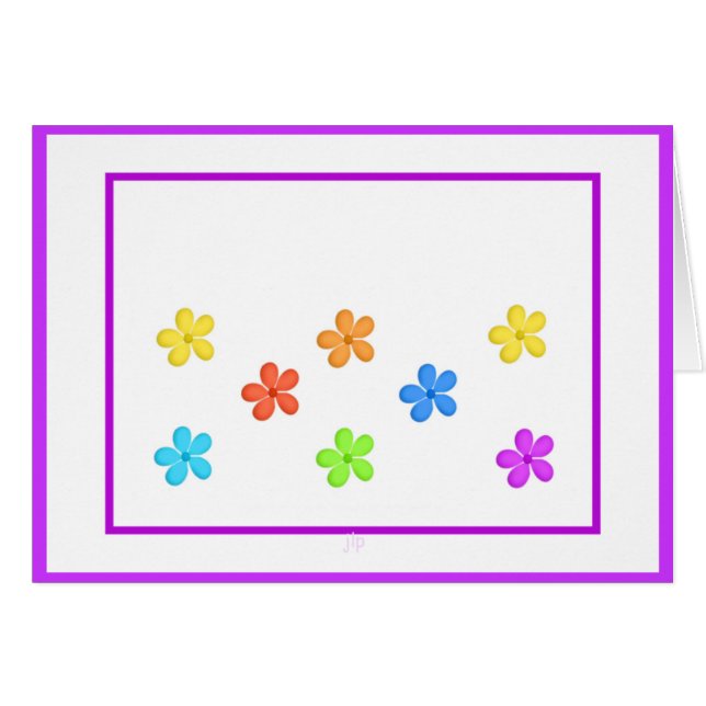 Flores pintadas (Anverso (Horizontal))