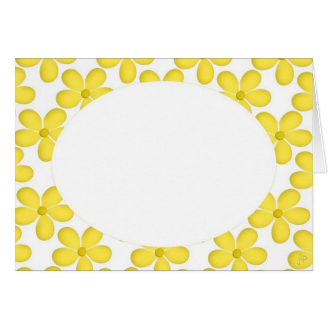 Flores pintadas de amarillo (Anverso (Horizontal))