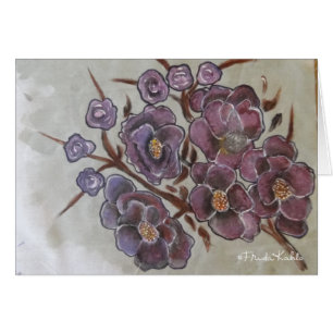 Flores pintadas de Frida Kahlo