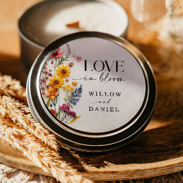 Flores presionadas Pegatinas de Boho de Flor Silve