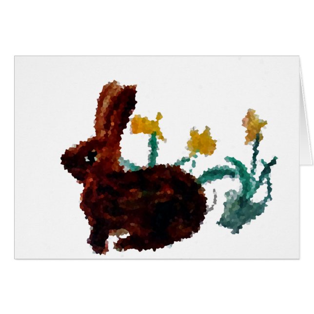 Flores primaverales de conejo (Anverso (Horizontal))