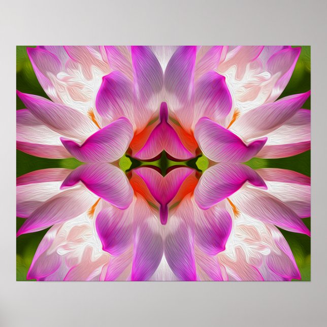 FLORES PURPLE - Arte Fractal - (Frente)