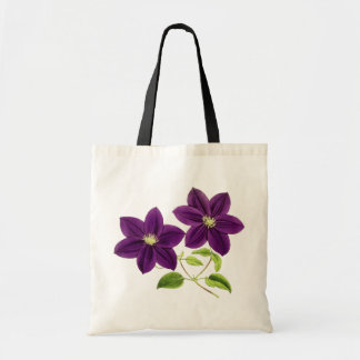 Flores Púrpura 4 Bolsa Tote All