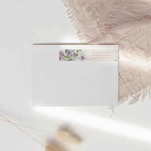 Flores púrpura Retorno romántico predireccionado