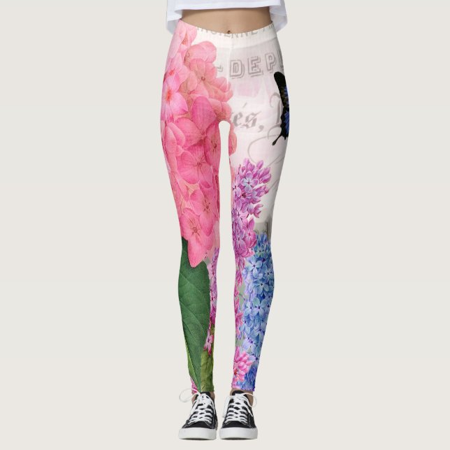 Flores Redoute Leggings de yoga (Anverso)