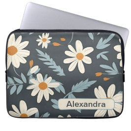 Flores retro 2 funda para portátil