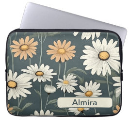 Flores retro 5 funda para portátil