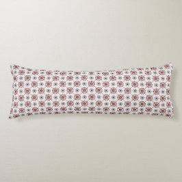 Flores Retro Espirales Elija La almohada del cuerp