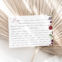 Flores Rojas, Flores Rosadas, Receta para Despedid