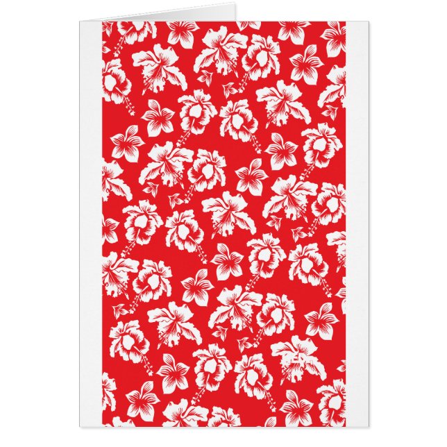 Flores rojas hawaianas (Frente)