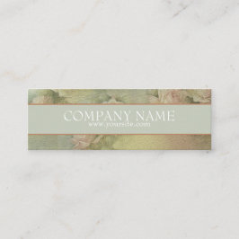 Flores románticas - Etiqueta de precio de mercader