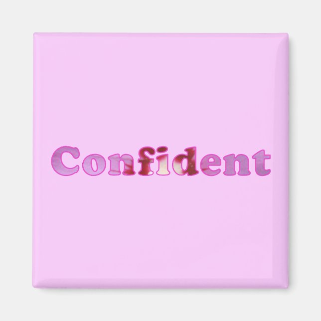 Flores rosa confiables Imanes (Frente)