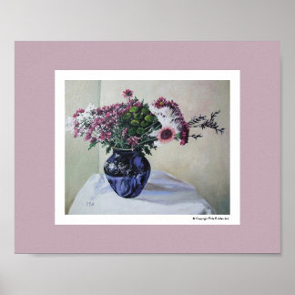 Flores rosa vintage arte fino de Pola.B.Alex