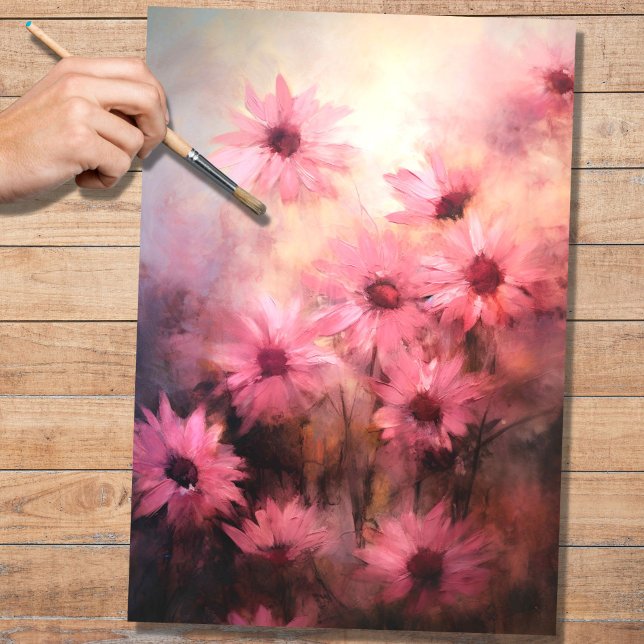 Flores rosadas 2 Papel de descomposición (Subido por el creador)