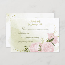 flores rosadas bonito hojas verdes botánicas RSVP