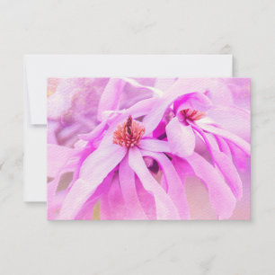 Flores rosadas de Bonito RSVP