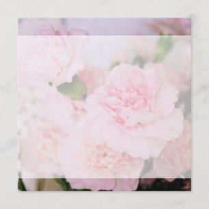 flores rosadas de clavel todas invitaciones en bla