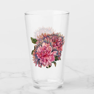 Flores rosadas de Dahlia Vintage