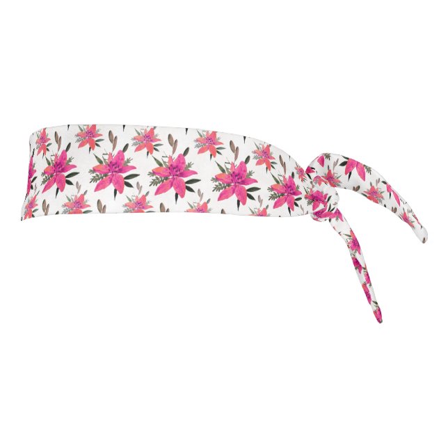 Flores rosadas diseño de patrón floral (Girar 90)