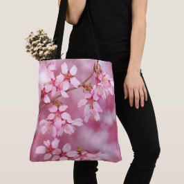 Flores rosadas Gran Bolsa de Tote