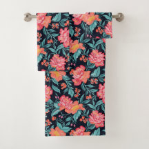 Flores rosadas y corales