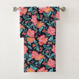 Flores rosadas y corales